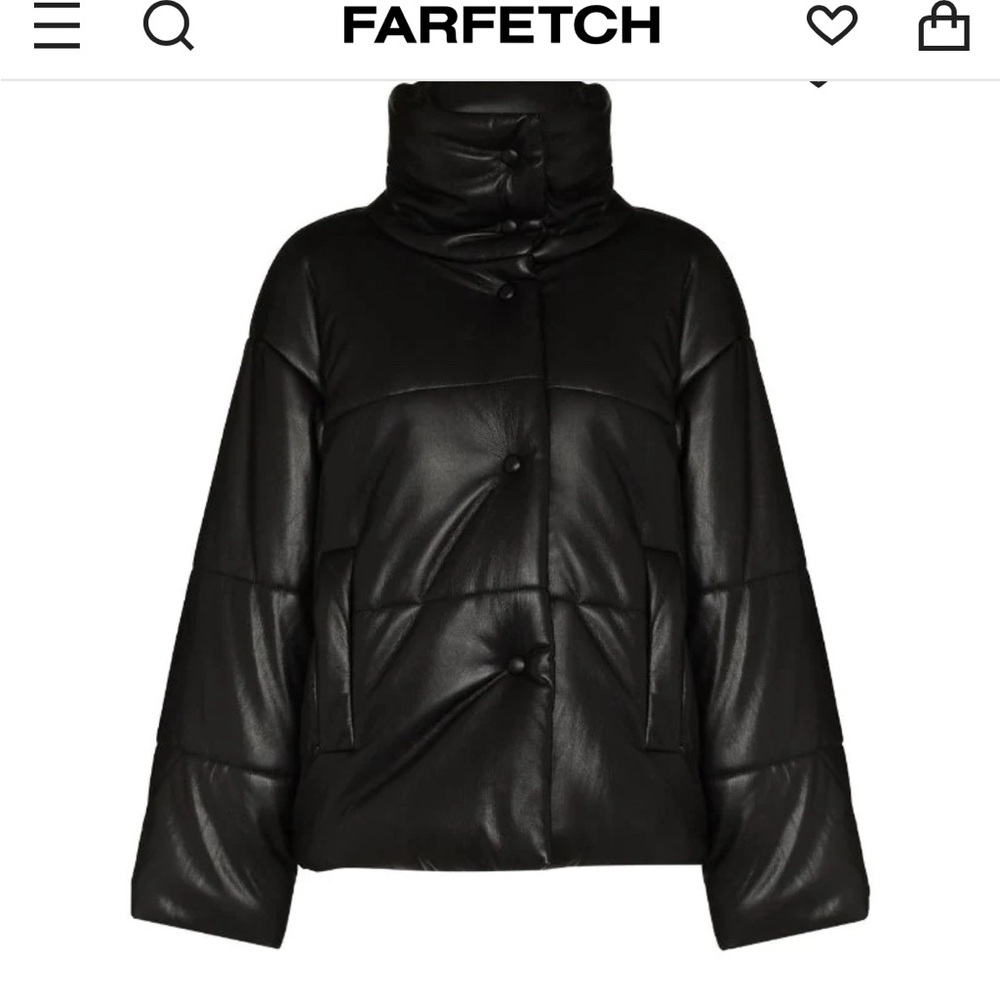Faux leather Vegan Hide Puffer - Picture 7 of 7